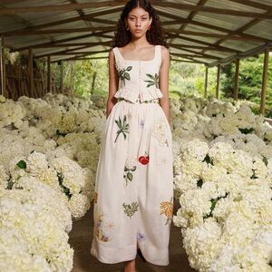 Agua by Agua Bendita ESLABON WILD CROPPED TOP

Embroidered Appliqués